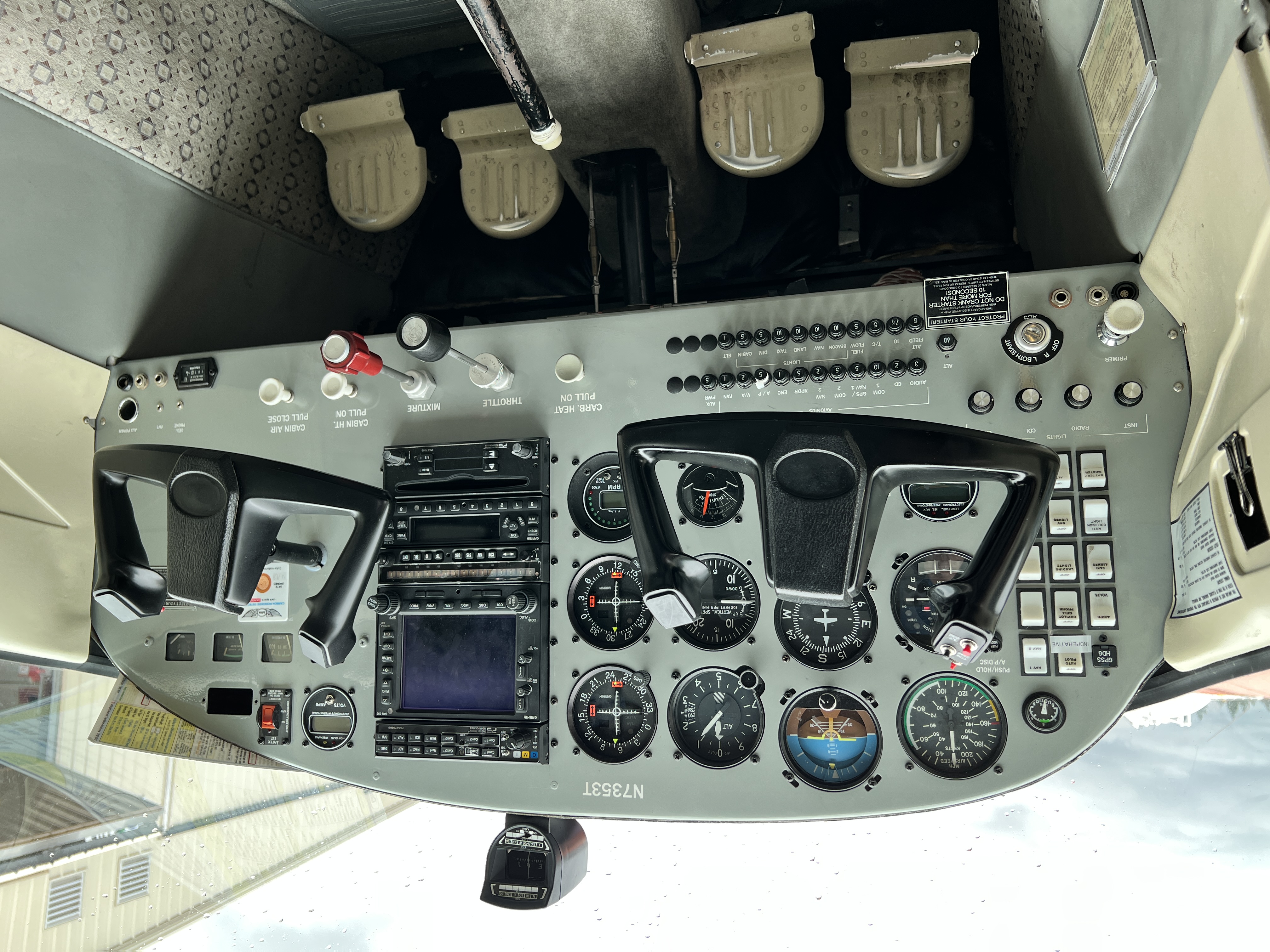 N7353T Instrument Panel